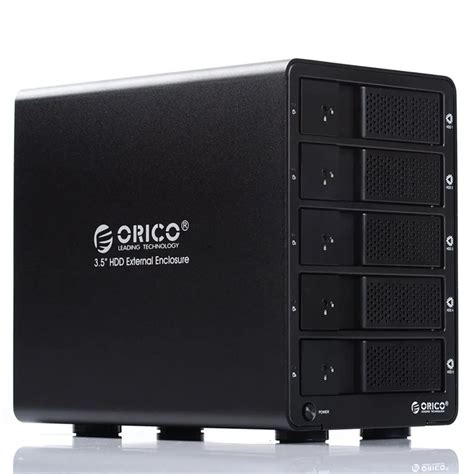 orico 9558u3 aluminium 5 bay 3.5 hard drive enclosure|orico raid enclosure.